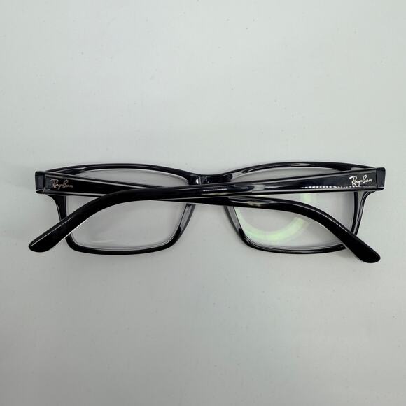 Ray Ban RB 5225 2034 Black on Transparent Rectangle Eyeglasses Frames 54-17-145 main image 10